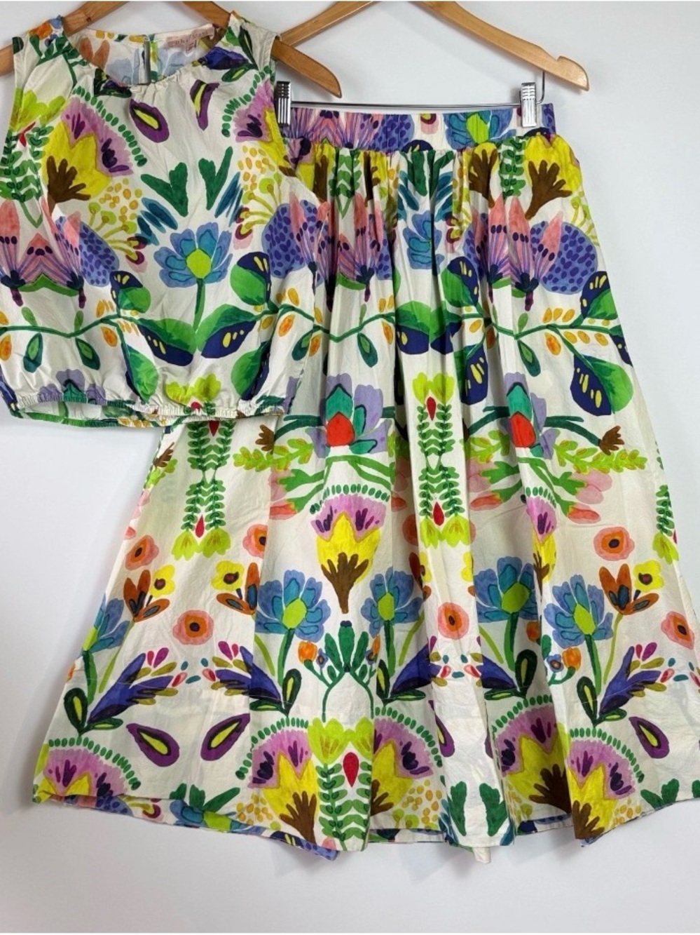 Philosophy Floral Two-Piece Crop Top & Skirt Set - Multi - Picture 2 of 4